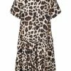 Zizzi Robe De Jour - Brown Leo -France Zizzi Soldes 2022 50d87fd2f2454b039394b62ae81a2918