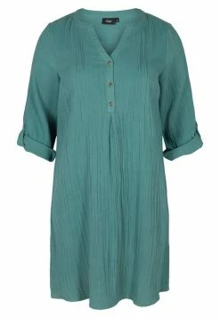Zizzi 3/4 ÄRMELN - Robe De Jour - Green