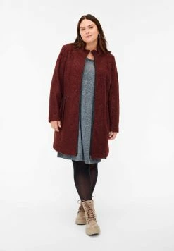 Zizzi Manteau Classique - Bitter Chocolate