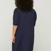 Zizzi Robe De Jour - Blue -France Zizzi Soldes 2022 5335e558305946feb09038e103c4511a