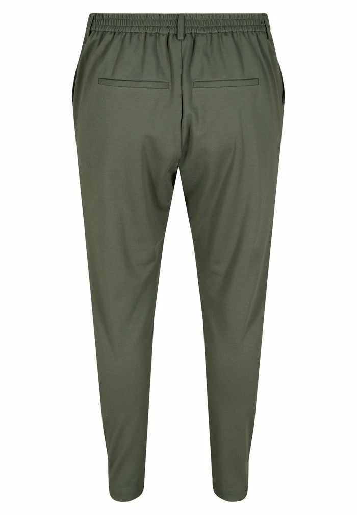 Zizzi CROPPED BUKSER MED LOMMER OG JUSTERBAR SNØRER - Pantalon De Survêtement - Thyme 4 Zizzi CROPPED BUKSER MED LOMMER OG JUSTERBAR SNØRER - Pantalon De Survêtement - Thyme – Image 4