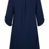 Zizzi 3/4 ÄRMELN - Robe De Jour - Blue -France Zizzi Soldes 2022 53a320b80c0f4701aa32f3bb8d9f8e92