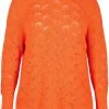 Zizzi Pullover - Mandarin Orange -France Zizzi Soldes 2022 552b9e868d174183ac4566d1cb0c8625