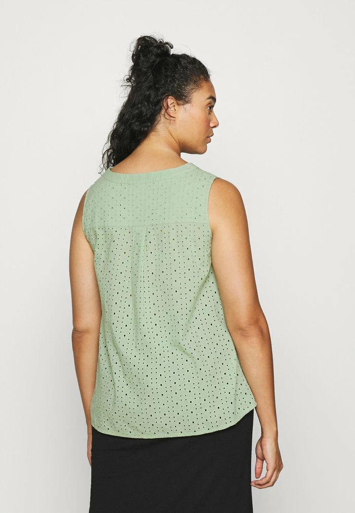 Zizzi MANGUS - Blouse - Silt Green 3 Zizzi MANGUS - Blouse - Silt Green – Image 3