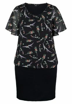 Zizzi Robe Fourreau - Black