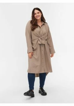 Zizzi MIT KNOTEN - Chemisier - Brindle