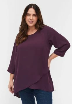 Zizzi Blouse - Plum Perfect