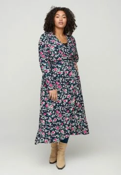 Zizzi Robe De Jour - Blue