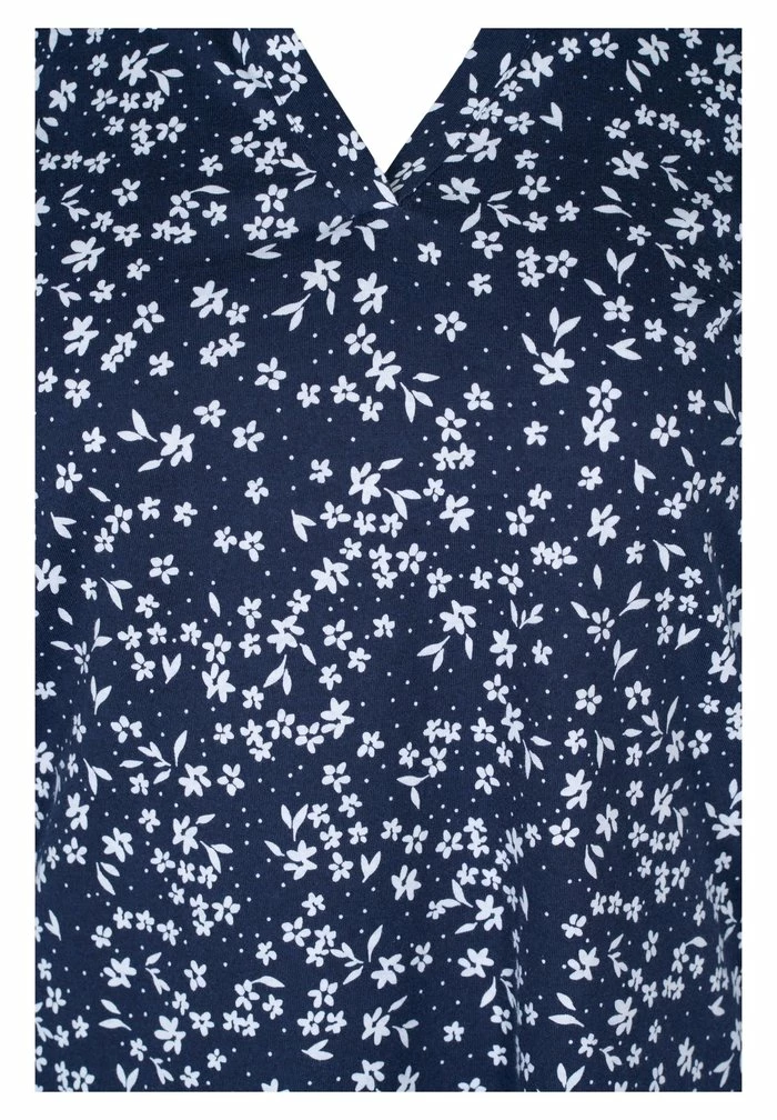 Zizzi Blouse - Blue White 3 Zizzi Blouse - Blue White – Image 3