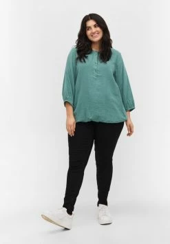 Zizzi 3/4-ÄRMELN - Blouse - Sagebrush Green