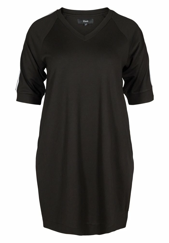 Zizzi KJOLE - Robe De Jour - Black 4 Zizzi KJOLE - Robe De Jour - Black – Image 4