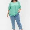Zizzi Blouse - Dusty Jade Green -France Zizzi Soldes 2022 58eff3945c9749cfac52eebfd26e086c