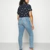 Zizzi JCLARA EMILY JEANS - Jeans Skinny - Blue Denim -France Zizzi Soldes 2022 596cf3be985c4cbca6cf4946a6f66442
