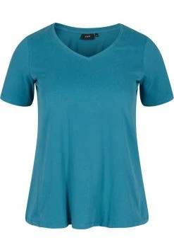 Zizzi T-shirt Basique - Petrol