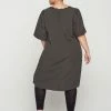 Zizzi Robe De Jour - Kaki -France Zizzi Soldes 2022 5d4aec538fd94f76849d7c80a1207b6e
