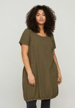 Zizzi Robe De Jour - Green