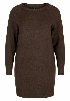 Zizzi Meliertes - Robe Pull - Rocky Road Mel.