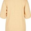 Zizzi Blouse - Yellow Check -France Zizzi Soldes 2022 5e9f5d59c4e246cd8658cf09734aa363