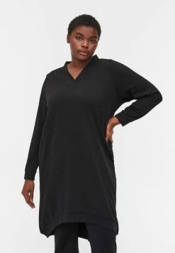 Zizzi ENSFARVET - Robe De Jour - Black
