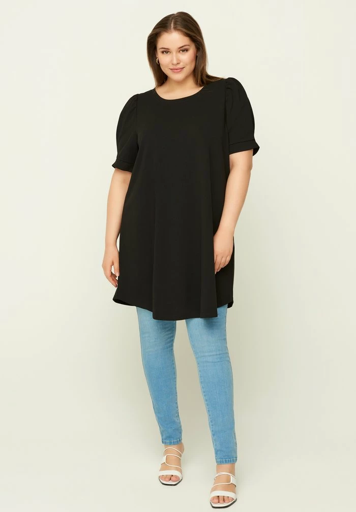 Zizzi Tunique - Black 2 Zizzi Tunique - Black – Image 2