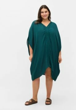 Zizzi WITH LACE DETAILS - Accessoire De Plage - Deep Teal