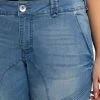 Zizzi CAPRI - Short En Jean - Light Blue Denim -France Zizzi Soldes 2022 602b637158f244c5b9311c264d631b49