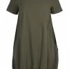 Zizzi Robe De Jour - Green -France Zizzi Soldes 2022 6100d8cd07124a828000769ee01b8df1