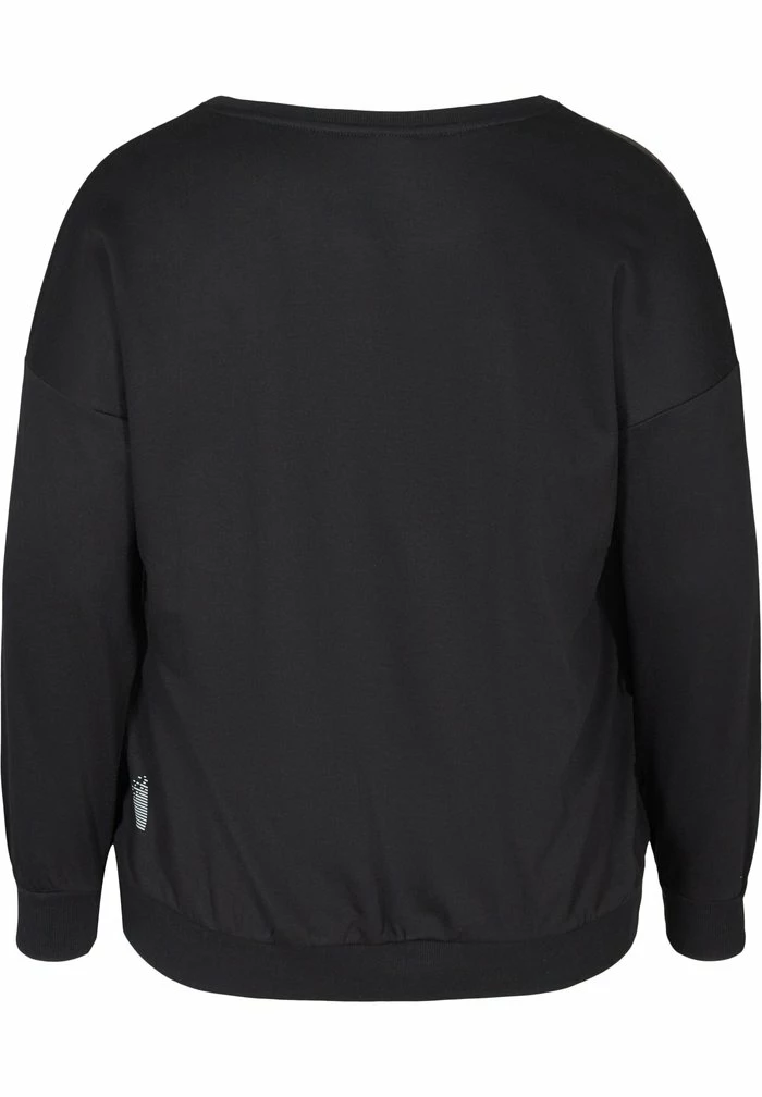 Zizzi Sweatshirt - Black 7 Zizzi Sweatshirt - Black – Image 7