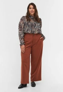 Zizzi Pantalon Classique - Tortoise Shell