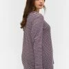 Zizzi Blouse - Mahogany Navy Stripe -France Zizzi Soldes 2022 639c48a08412479aad42b53ad83d29c7