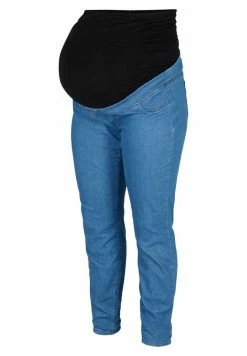 Zizzi MIT TASCHEN HINTEN - Pantalon Classique - Blue Denim