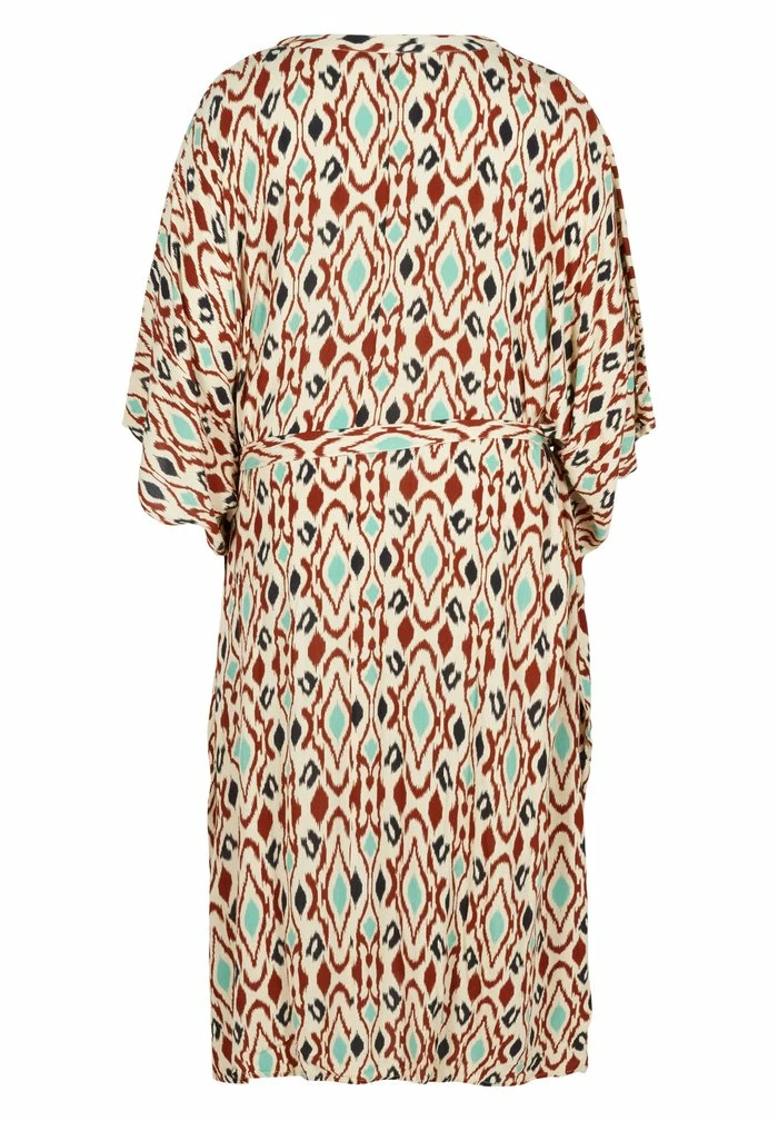 Zizzi Robe De Jour - Angora Aop Green 5 Zizzi Robe De Jour - Angora Aop Green – Image 5