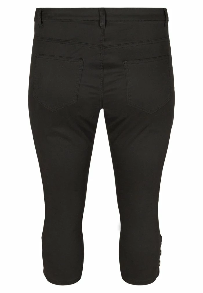 Zizzi CROPPED AMY - Jean Slim - Black 2 Zizzi CROPPED AMY - Jean Slim - Black – Image 2