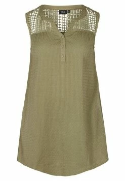 Zizzi MARIEL - Débardeur - Aloe 2005m