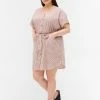 Zizzi Robe Chemise - Dry Rose Stripe -France Zizzi Soldes 2022 674a0a09f87643e1afad1e85947f301f