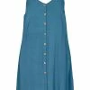 Zizzi Robe De Jour - Blue -France Zizzi Soldes 2022 6860e1ad67144392a142bf491af1bc15