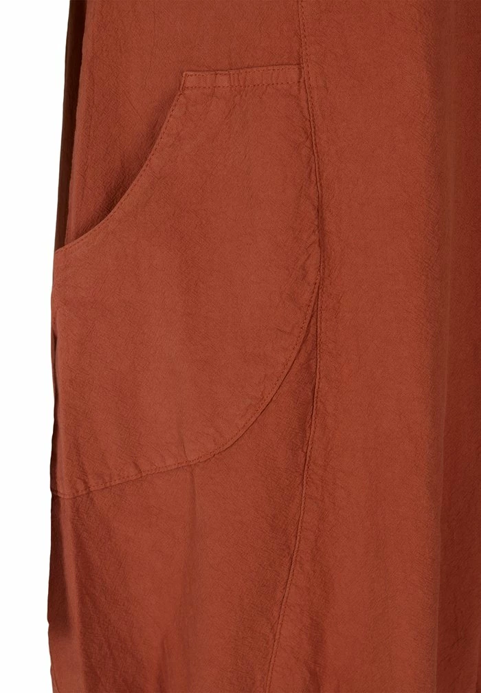 Zizzi Robe De Jour - Orange 6 Zizzi Robe De Jour - Orange – Image 6