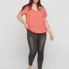 Zizzi Blouse - Living Coral -France Zizzi Soldes 2022 695e4ec7c58a41f5ba01779a8454c5cb