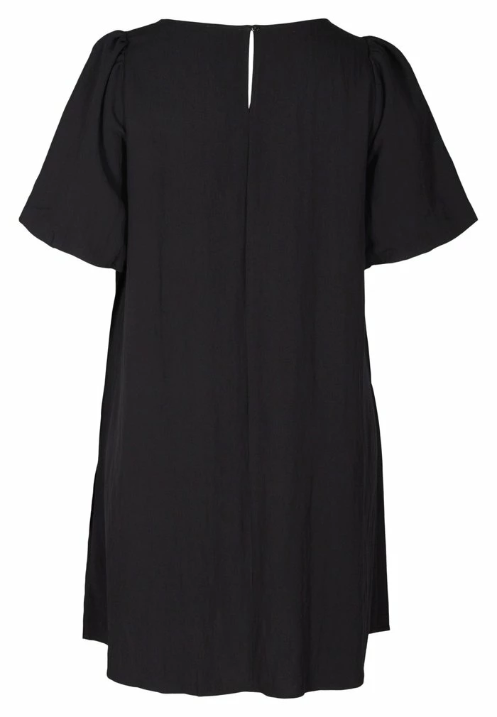 Zizzi Robe De Jour - Black 3 Zizzi Robe De Jour - Black – Image 3