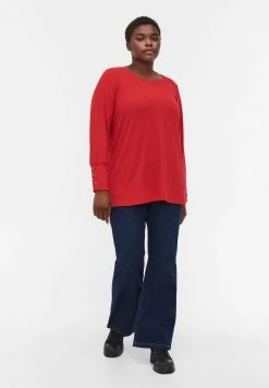 Zizzi Blouse - Tango Red
