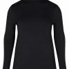 Zizzi Blouse - Black -France Zizzi Soldes 2022 6ac6dcba539b47bc8ea235b40f8c6761