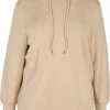 Zizzi XMOLLY - Sweat à Capuche - Cornstalk -France Zizzi Soldes 2022 6bf8db7eb4b844a49b450e193364ab88