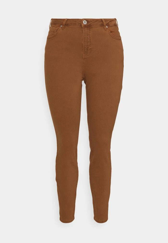 Zizzi JANN AMY - Jeans Skinny - Brown 4 Zizzi JANN AMY - Jeans Skinny - Brown – Image 4