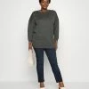 Zizzi MOLYMPIA - Pullover - Dark Grey Melange -France Zizzi Soldes 2022 6d0d1049f38141179a0cb0b75c4046e4
