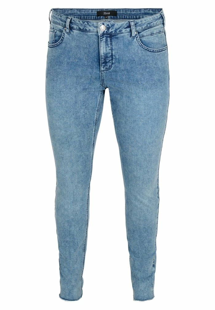 Zizzi Jeans Skinny - L Blue Stone Wash 1 Zizzi Jeans Skinny - L Blue Stone Wash