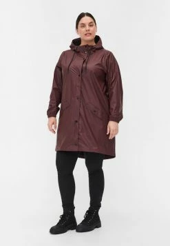 Zizzi UND SCHLUSS - Veste Imperméable - Bitter Chocolate