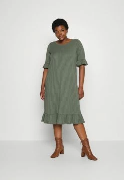 Zizzi EFIDA DRESS - Robe De Jour - Thyme