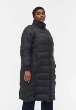 Zizzi LONG - Veste D'hiver - Black