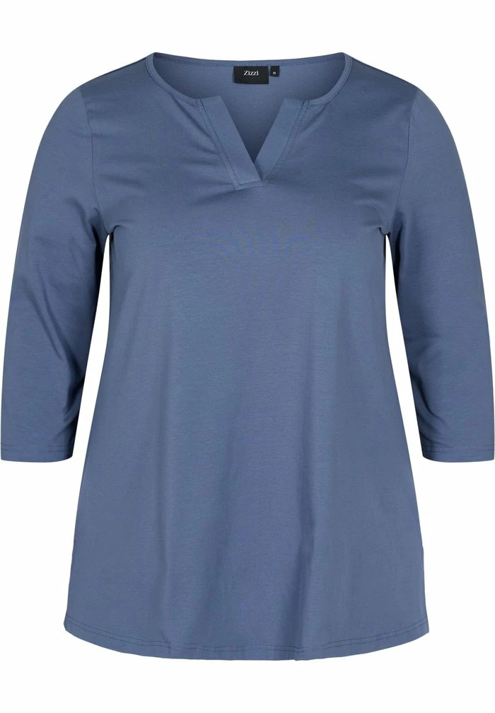 Zizzi 3/4-LENGTH SLEEVES - Blouse - Vintage Indigo 1 Zizzi 3/4-LENGTH SLEEVES - Blouse - Vintage Indigo