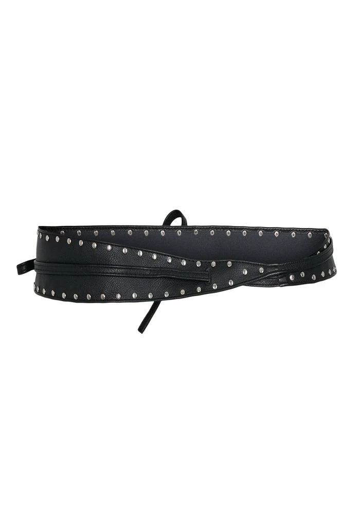 Zizzi Ceinture Taille Haute - Black W. Silver 2 Zizzi Ceinture Taille Haute - Black W. Silver – Image 2